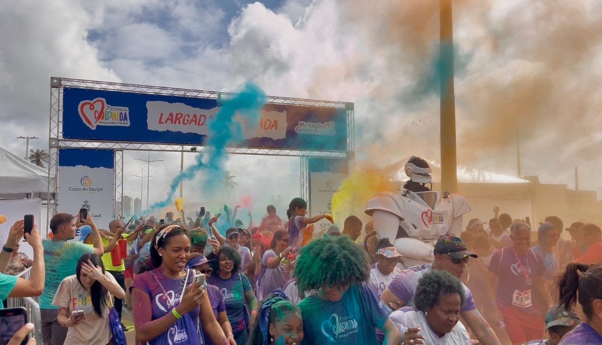 Com vagas limitadas, 8ª Corrida Colorida do Martagão Gesteira terá duas modalidades: festiva e competitiva