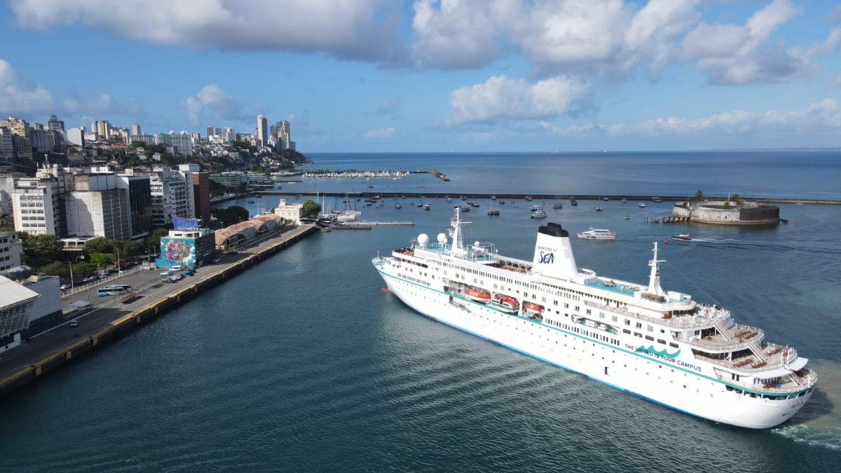 Temporada de cruzeiros 2026/2027 começa em Salvador com 47 escalas previstas